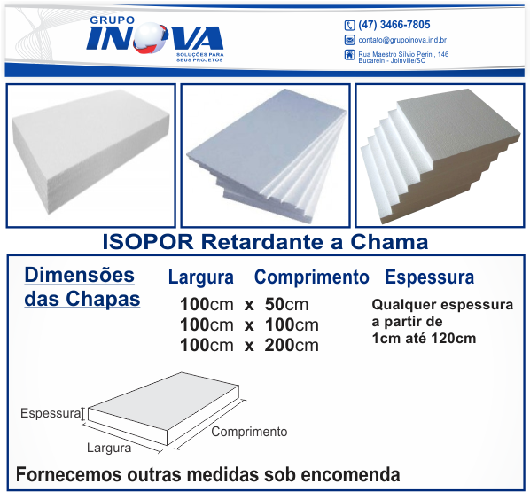 Placas De Isopor Inova Isopor Joinville 9147